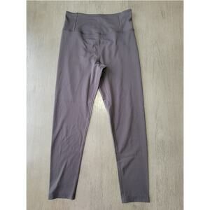 Girlfriend Collective‎ High Waisted Black Leggings Cropped Size Medium